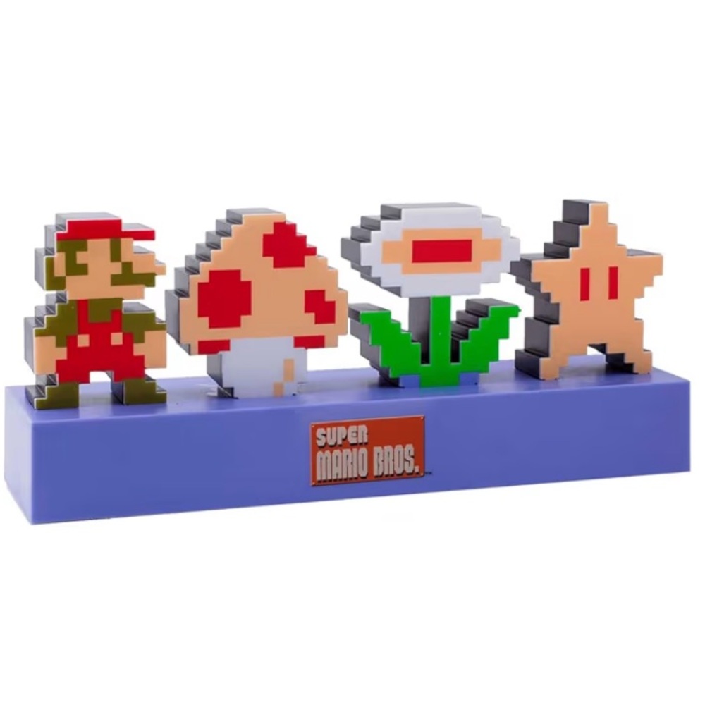 Super Mario Bros Icons Light, Sound Reactive Mode, Decorative Light Figure Decor